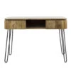 Sidetable Maria Mangohout 2 Lades - 40x110x77 Cm - Mangohout - Bruin