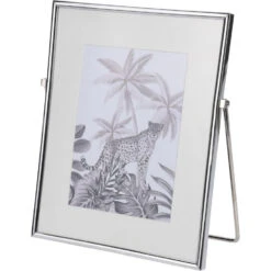 Merkloos Fotolijstje - Metaal - Zilverkleurig - Voor Foto Van 20 X 25 Cm