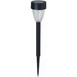 Luxform Solar Tuinlamp - 1x - Zwart - LED Softtone Effect