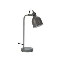 Merkloos Bureaulamp - Grijs - Metaal - 38 X 11 Cm - Voor E14 Fitting