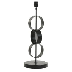 Light & Living - Lampvoet CIRCULUM - 25x25x60 - Zwart