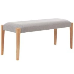 ELYRIA - Bankje - Grijs - Polyester