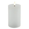Countryfield LED Kaars/stompkaars - Wit - D7,5 X H12,5 Cm - Timer