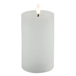 Countryfield LED Kaars/stompkaars - Wit - D7,5 X H12,5 Cm - Timer