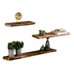 Kalfort Wandschap Stockton Zwevend Set Van 3 60x20x4cm