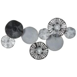 TENNESSINE - Wanddecoratie - Zwart/Grijs - Ijzer