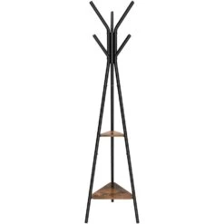 Songmics Kapstok Nadim Industrieel - Zwart/rustiek Bruin
