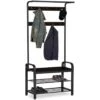 Goliving Kapstok - Garderoberek - Schoenenrek - Staand - Industrieel