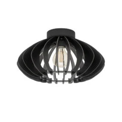 EGLO Cossano 3 Plafondlamp - E27 - Ø38 Cm - Hout - Zwart