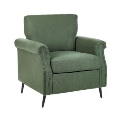 VIETAS - Fauteuil - Groen - Polyester