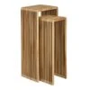 Mica Decorations Yonker Plantentafel - Set Van 2 - Bruin