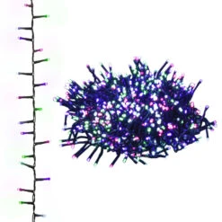 VidaXL - Led-slinger - Pastel Multicolour And Dark Green - 13 M