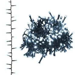 VidaXL - Led-slinger - Cold White And Dark Green - 13 M