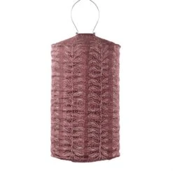 LUMIZ Solar Lampion Folia Cylinder - 28 Cm - Koper