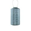LUMIZ Solar Lampion Topaze Cylinder - 18 Cm - Grijs Blauw