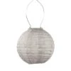 LUMIZ Solar Lampion Spectare Rond - 20 Cm - Licht Taupe