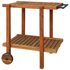 Sens-Line - Toby Tuin Trolley - 76x50x77 - Acaciahout