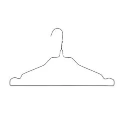 Nordix Kledinghangers Set 150 Stuks Metaal Zwart Draadhanger Kleerhangers