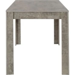 Lynn - Eettafel 120x80 Cm 6 Personen In MDF Beton