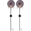 LuxForm Solar Grondspies Tuinlamp - Mandala - 2 Stuks