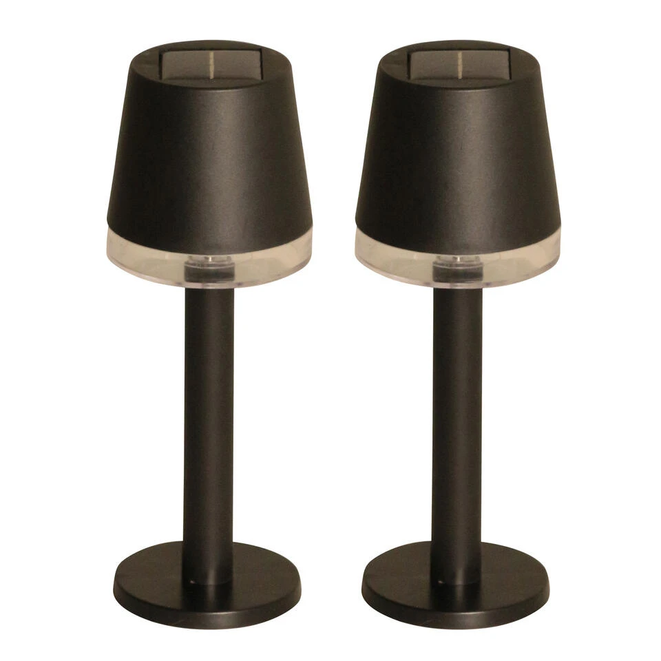 LuxForm Solar Tafellamp - Cala D'Or - LED - 2 Stuks 1 LuxForm Solar Tafellamp - Cala D'Or - LED - 2 Stuks