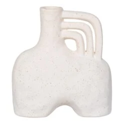 QUVIO Vaas β Organische Vorm β Keramiek β Beige