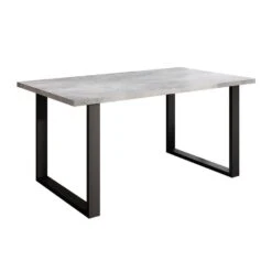 Meubella - Eetkamertafel Butter - Betonlook