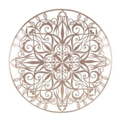 Art For The Home - Metal Art - Luxe Mandala Roségoud D80cm