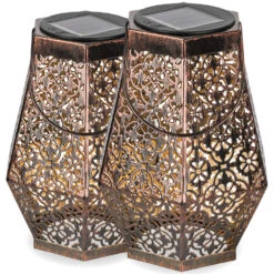 Goliving Solar Tafellamp Glow β 2 Stuks β LED Buitenverlichting - Zonne-energie