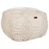CHOIM - Poef - Beige - 60 X 60 X 40 Cm - Wol