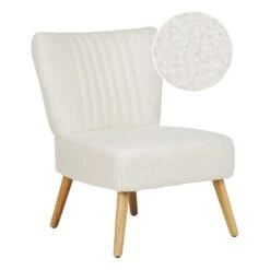 VAASA - Fauteuil - Wit - Polyester