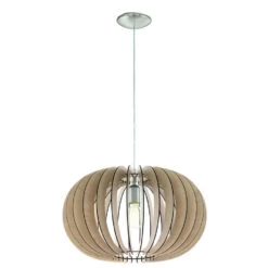 EGLO Stellato Hanglamp - E27 - Ø 50 Cm - Nikkelmat