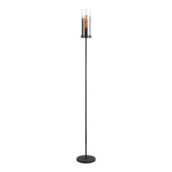 EGLO Toothill Vloerlamp - E27 - 153,5 Cm - Zwart/Ombre Effect