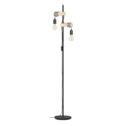 EGLO Townshend Vloerlamp - E27 - 20,5 Cm - Zwart, Bruin