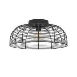 EGLO Rinroe Plafondlamp - E27 - Ø 45 Cm - Industrieel - Metaal - Zwart