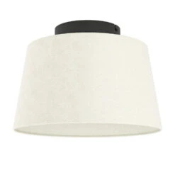 EGLO Febres Plafonnière - E27 - Teddy Stof - Zwart/Wit