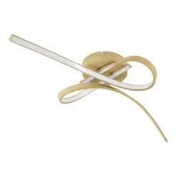 EGLO Selvina 2 Plafondlamp - LED - 68 Cm - Lichtbruin/Wit