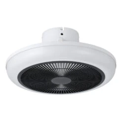 EGLO Sayulita Plafondlamp Met Ventilator - DC LED-CCT - Wit/Zwart