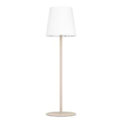 EGLO Fiorana Tafellamp - E14 - 53 Cm - Zandkleur/Beige/Wit