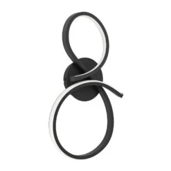 EGLO Serpins Wandlamp - LED - 40 Cm - Zwart/Wit