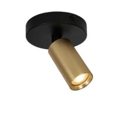 Lucide RITMO Plafondspot - Mat Goud / Messing