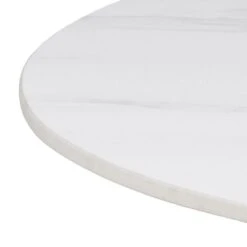 Bartafel Wit Keramiek - Metaal - 80x80x105cm - Laurens