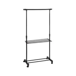 5Five Kledingrek - Zwart - Metaal - 145 X 41 X 160 Cm - Staand