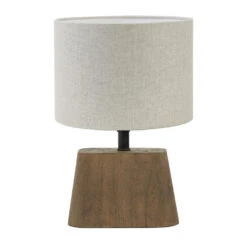 Tafellamp Kardan/Livigno - Hout/Naturel - Ø20x29cm