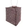 LUMIZ Solar Lampion Topaze Triangle - 28 Cm - Plum