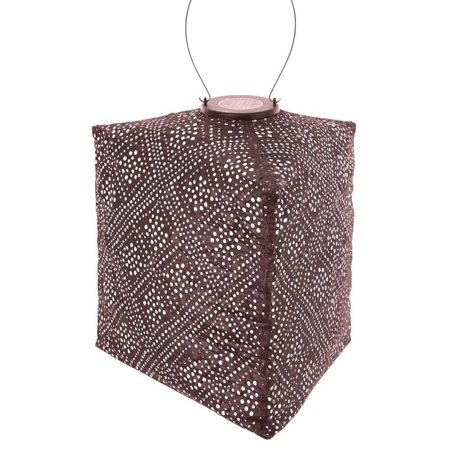 LUMIZ Solar Lampion Topaze Triangle - 28 Cm - Plum 1 LUMIZ Solar Lampion Topaze Triangle - 28 Cm - Plum