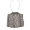 LUMIZ Solar Lampion Lace Lamp - 20 Cm - Taupe