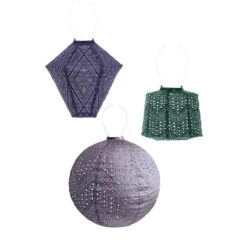 Lumiz Lampionnen Op Zonne Energie - Tuinverlichting - Wenen Set - 3 Stuks