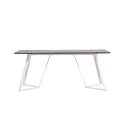 Fjôrd Eettafel Eiken Hout Wit - 180x90x75cm - Marina