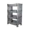CM Keuken Opbergrek - 4-laags - Grijs - Kunststof - 65 X 41 X30cm
